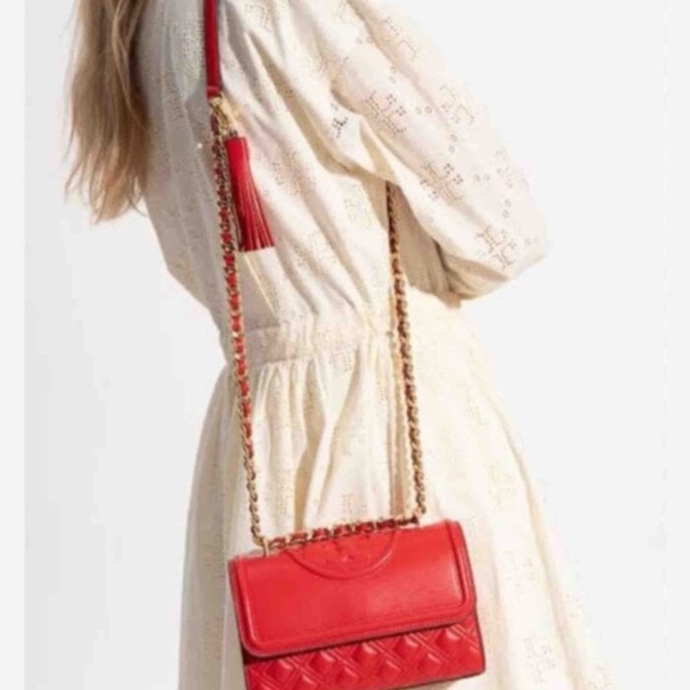Tory Burch Red Crossbody Bag